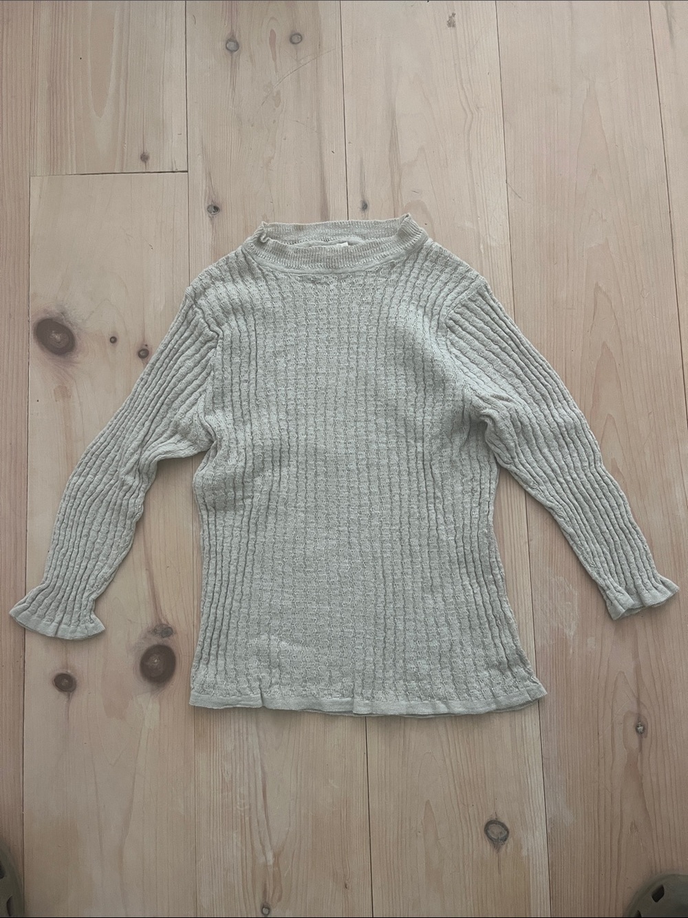 Micaela Greg Women’s Aloe Ribbed Long-Sleeve Knit Top